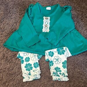 12-18mo st. Patrick’s Day girls outfit